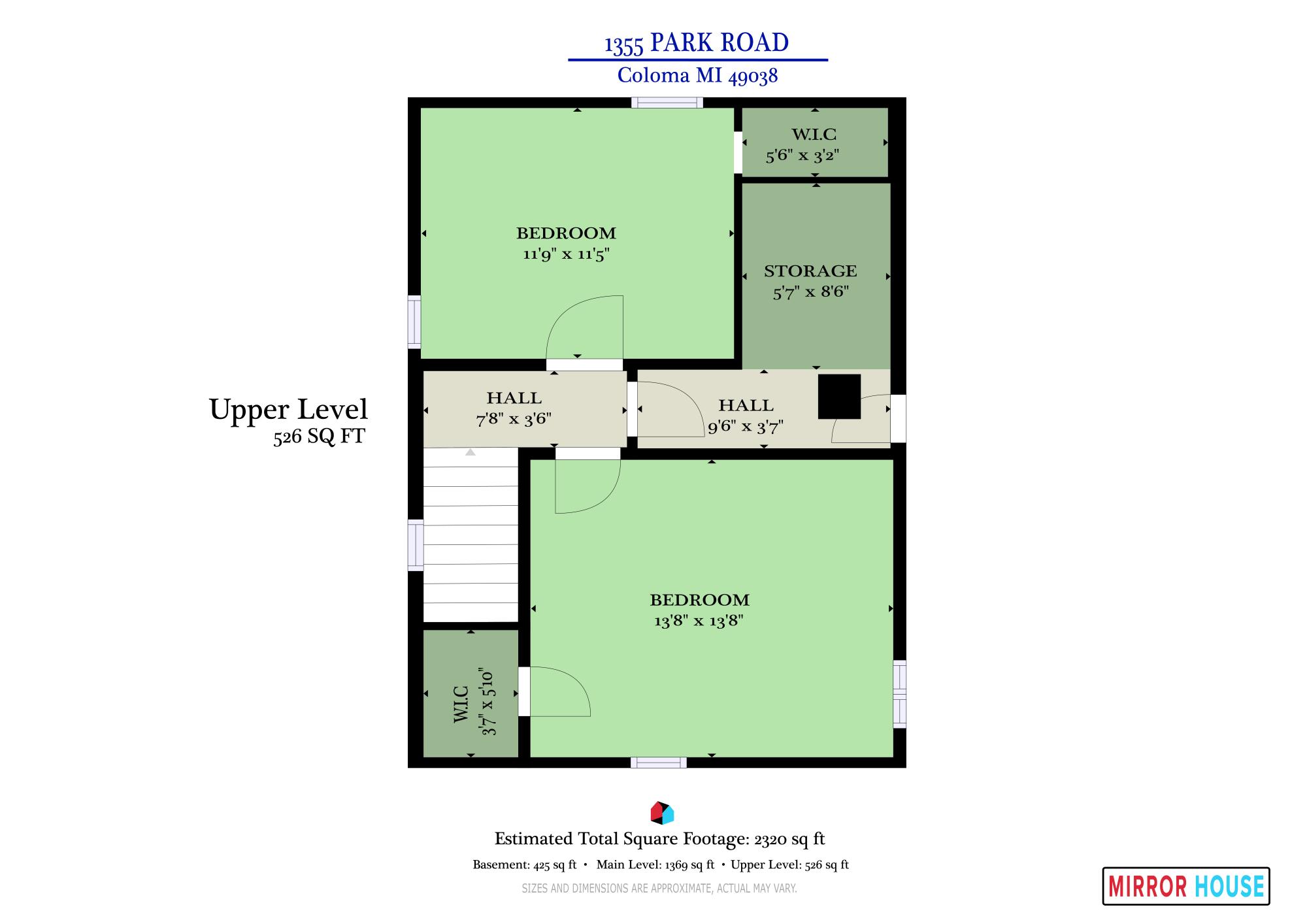1355 Park Road Coloma, MI 49038 - Photo 36 of 37 2nd Floor Plan