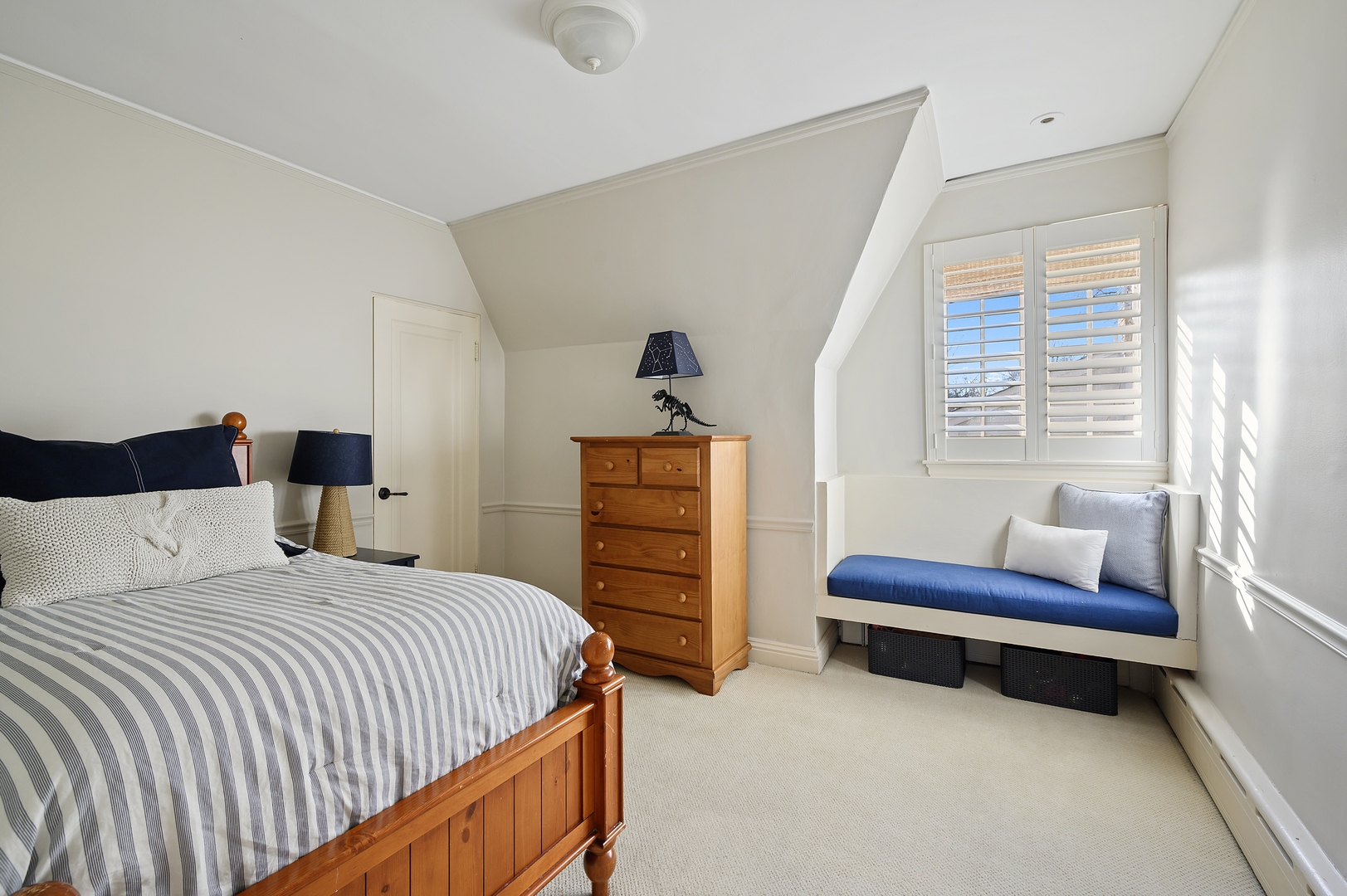 1435 Tower Road Winnetka, IL 60093 - Photo 31 of 34 a bedroom with a bed and a closet