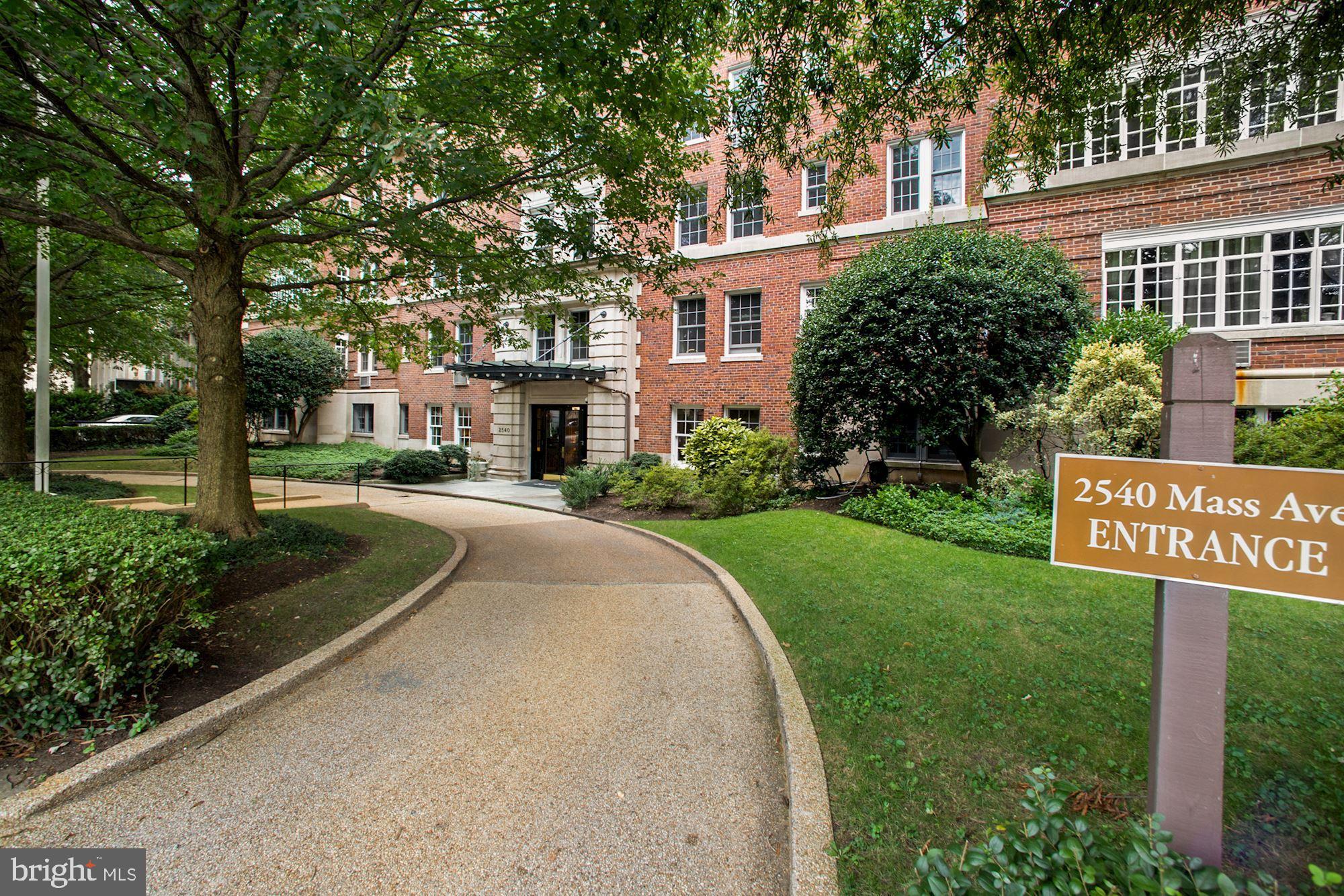 2540 Massachusetts Avenue Northwest, Unit 505 Washington, DC 20008 - Photo 2 of 32 Lovely grounds pave the way to Penthouse living