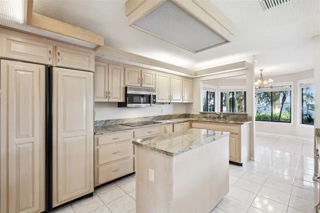 a view of a lake with a mountain