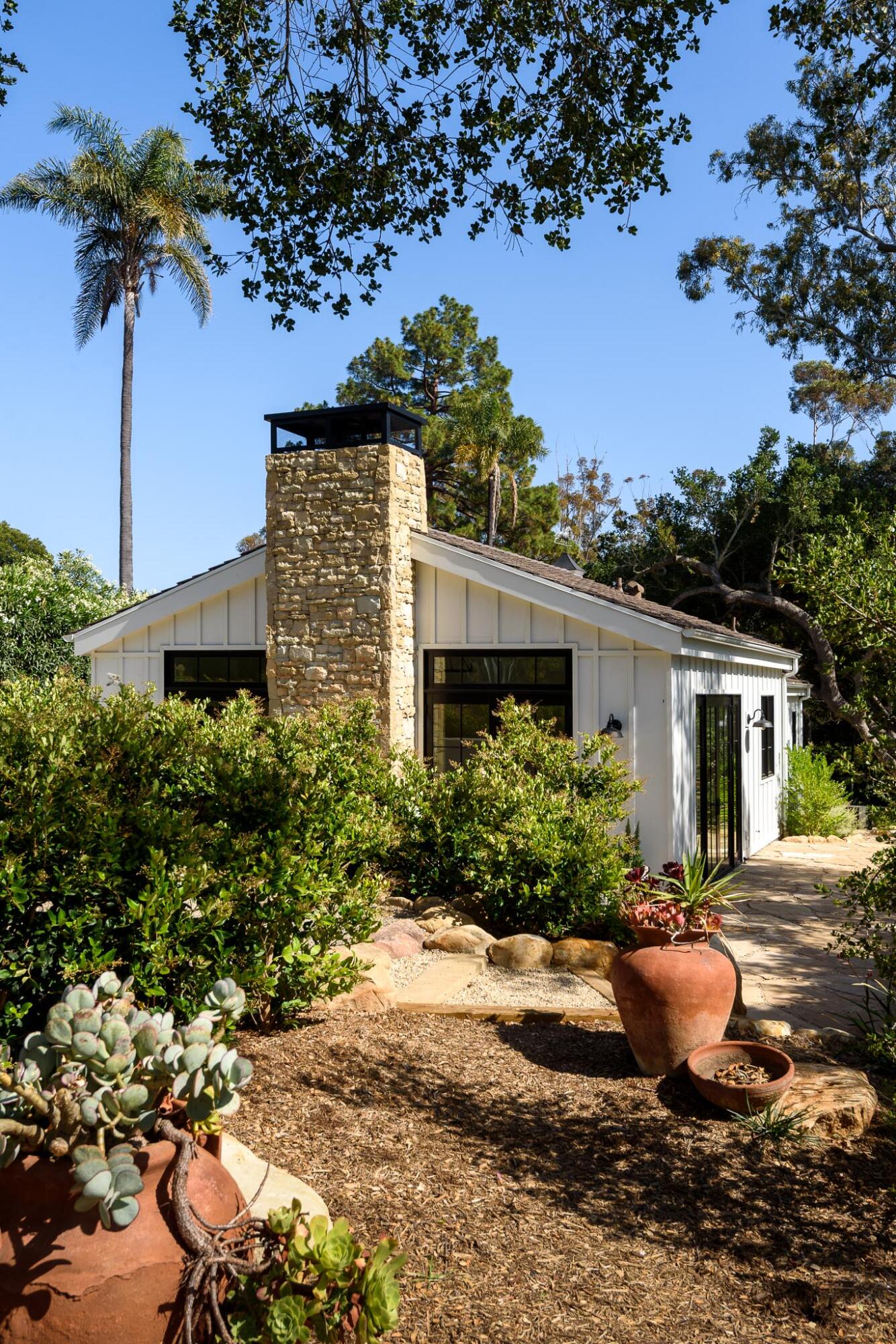 765 B Hot Springs Road Montecito, CA 93108 - Photo 28 of 33 a view of a potted plants in front of house