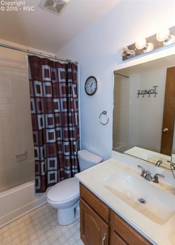 6620 Turkey Tracks Road Colorado Springs, CO 80922 - Photo 24 of 36 Full bathroom on the upper level