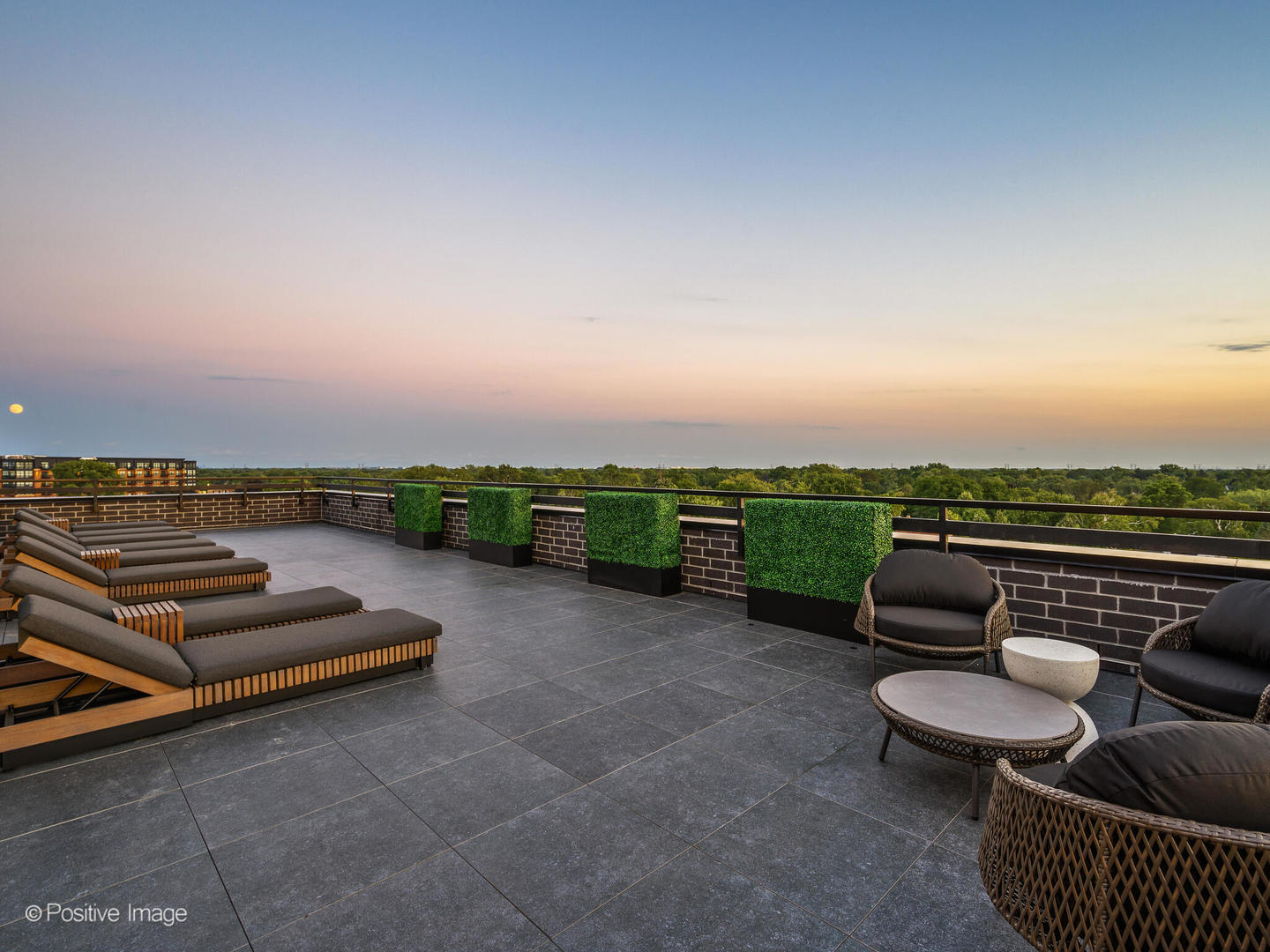 11 West Prospect Avenue, Unit 411 Mount Prospect, IL 60056 - Photo 71 of 71 an outdoor sitting area with furniture and city view