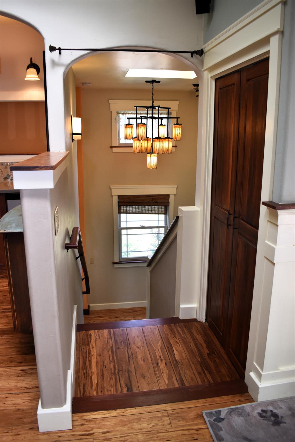 126 Center Street Jackson, CA 95642 - Photo 53 of 79 Stairs to mid level family, dining & kitchen from upper/main entry level