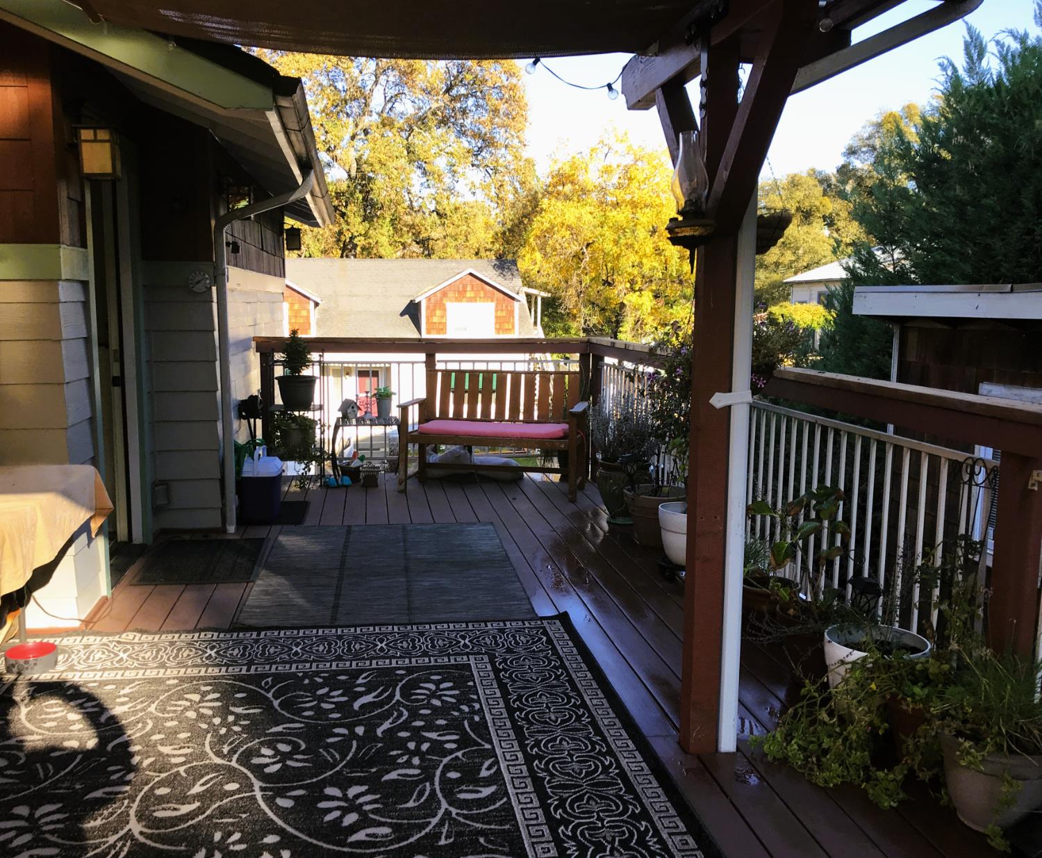 126 Center Street Jackson, CA 95642 - Photo 6 of 79 Upper covered/uncovered deck and entry