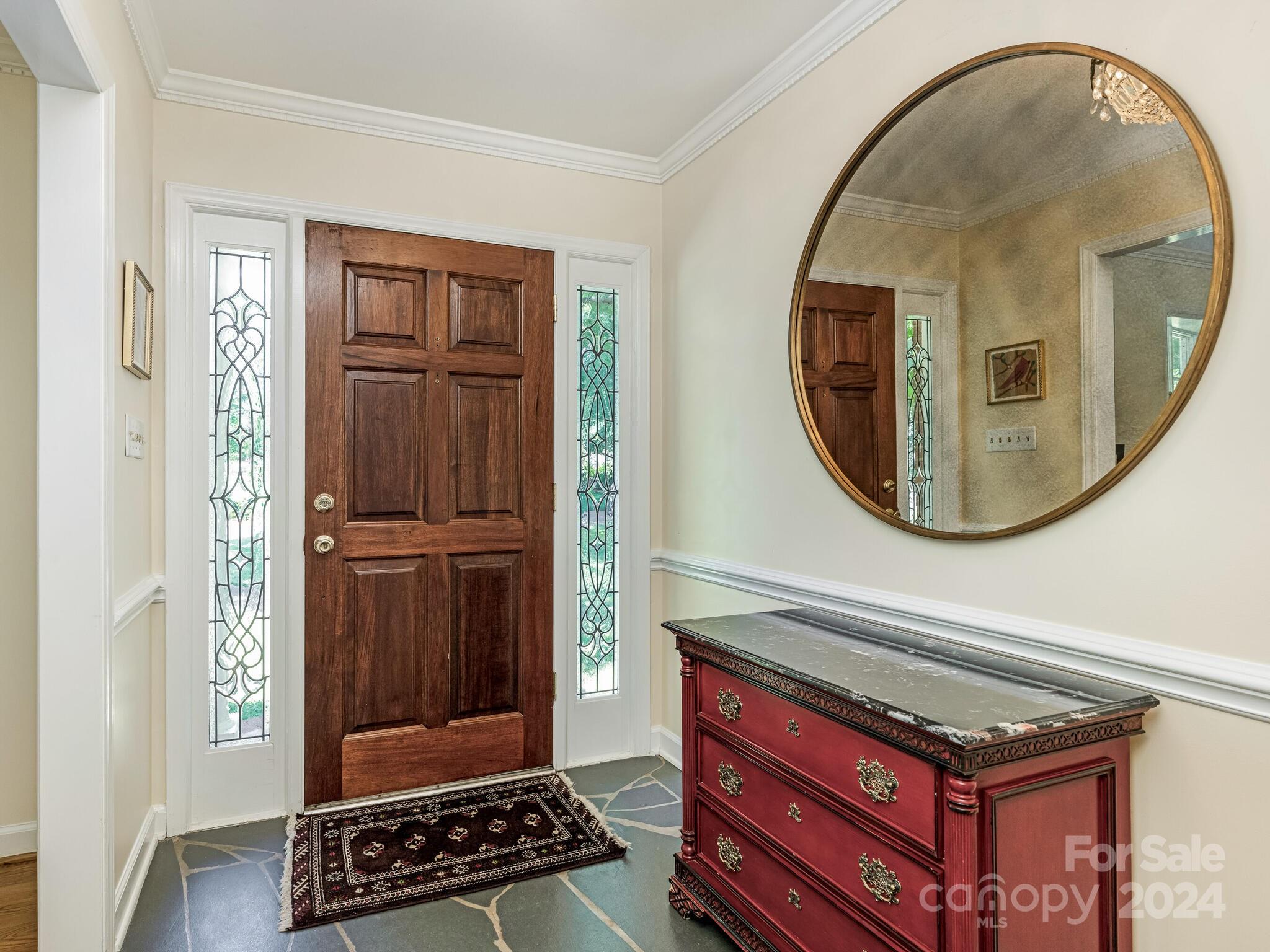 435 Lansdowne Road Charlotte, NC 28270 - Photo 3 of 29 an outdoor space with wooden floor and a mirror