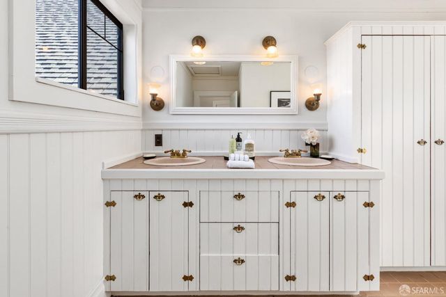 a view of a lake with outdoor space