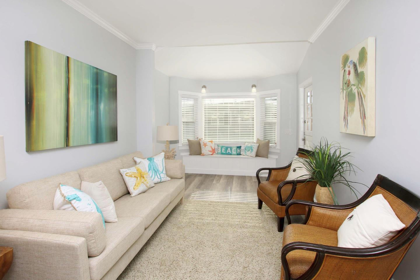208 Cherry Avenue Capitola, CA 95010 - Photo 5 of 30 a living room with furniture and a large window