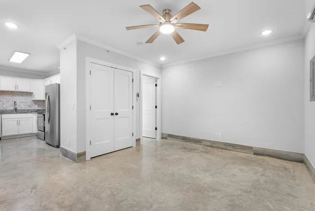 a view of an empty room