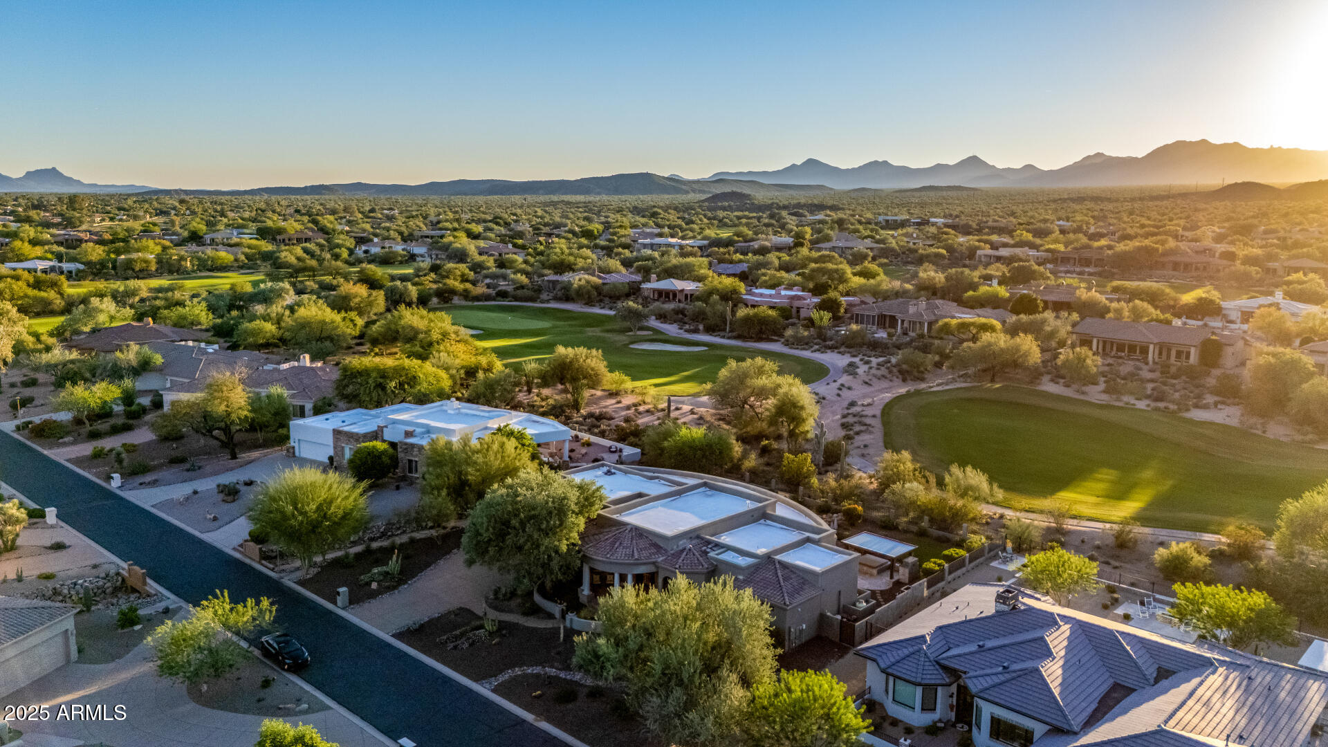 27314 North Azatlan Drive Rio Verde, AZ 85263 - Photo 53 of 62 an aerial view of residential houses with outdoor space