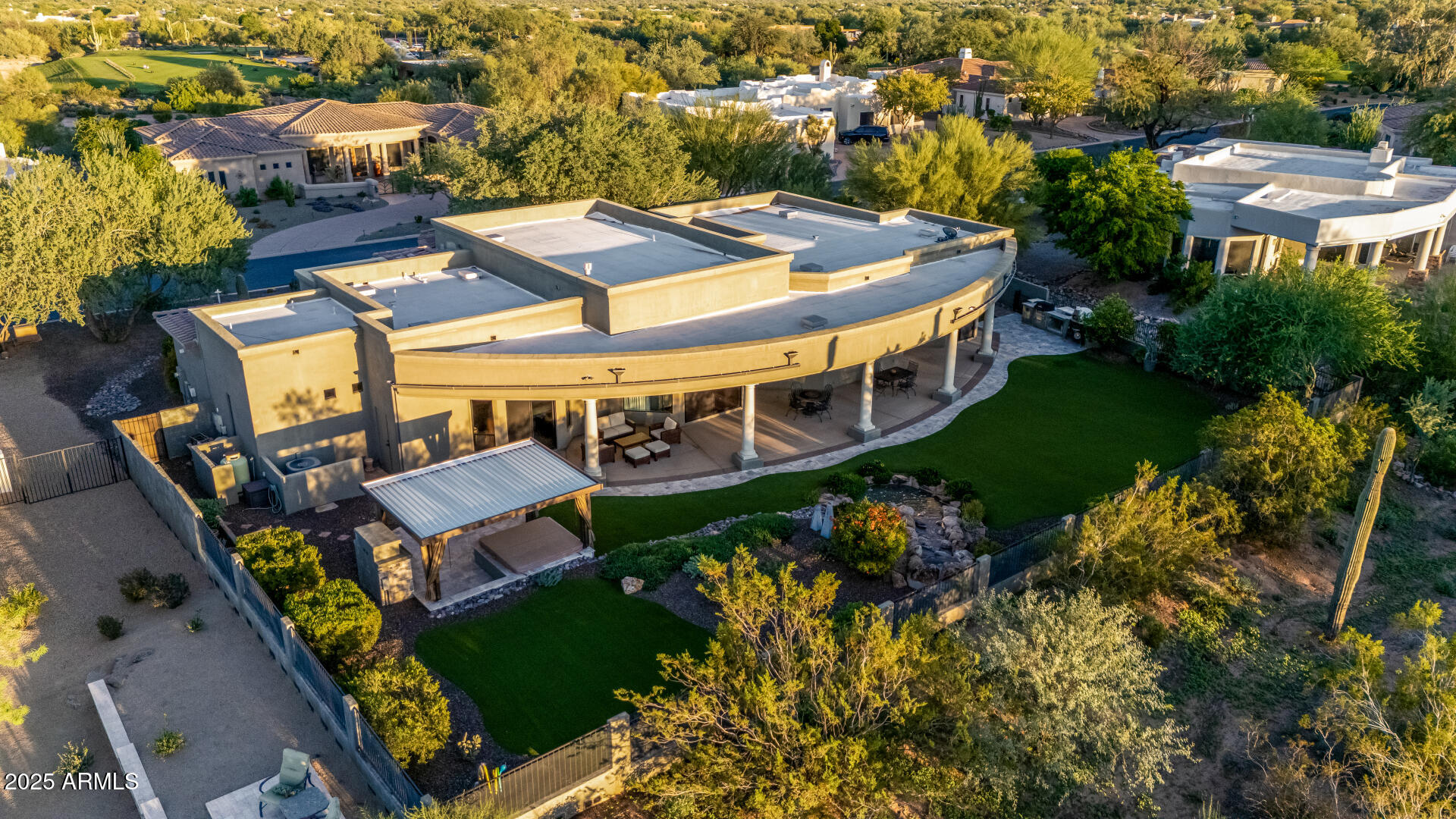 27314 North Azatlan Drive Rio Verde, AZ 85263 - Photo 57 of 62 an aerial view of a house with a big yard