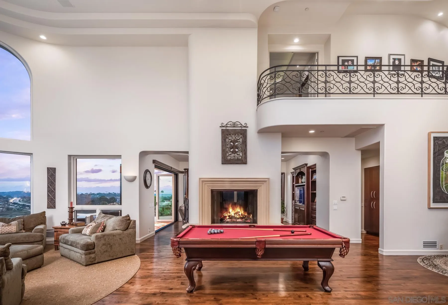 1375 Este Vista Court Encinitas, CA 92024 - Photo 7 of 31 a living room with furniture and a fireplace
