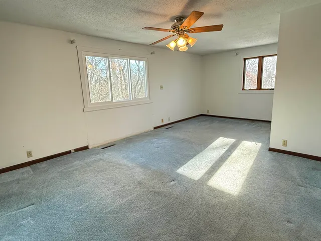 a view of a room with window