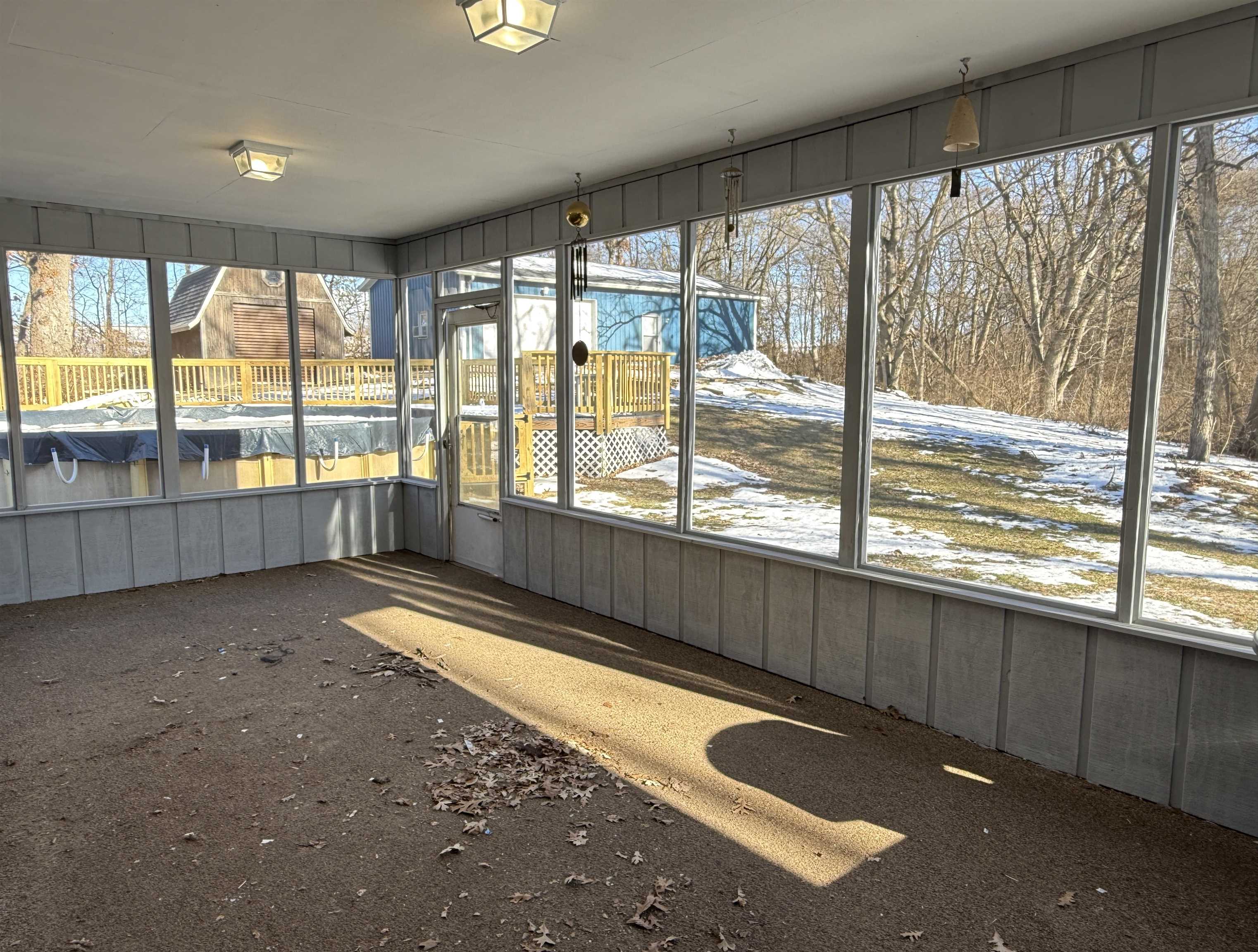 45 South Blackhawk Road Oregon, IL 61061 - Photo 29 of 42 a view of an empty room with a large window