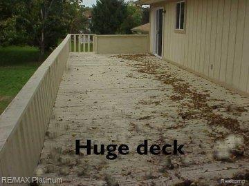 4011 Cemetery Road Fowlerville, MI 48836 - Photo 7 of 9 huge deck
