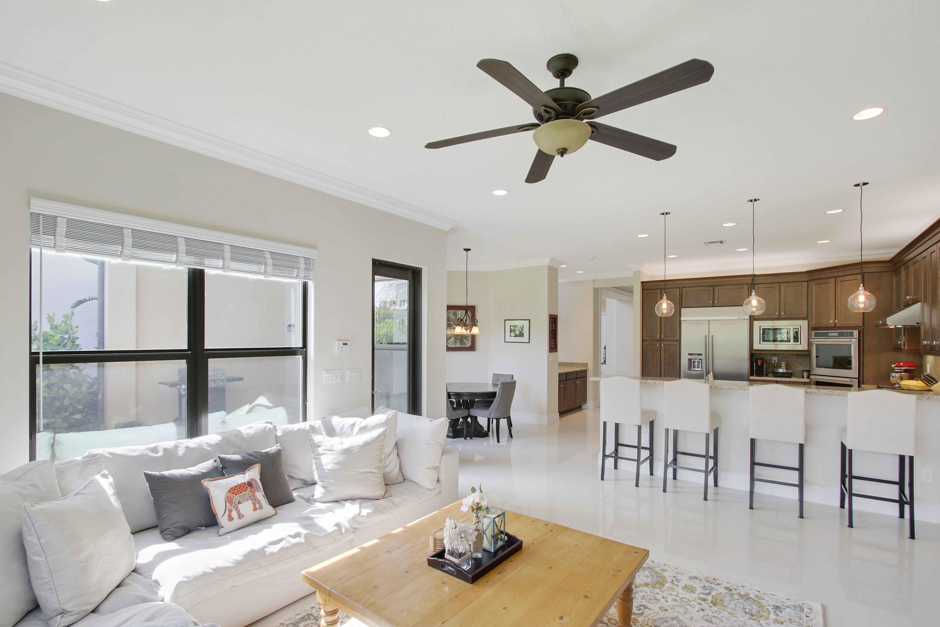 9487 Eden Roc Court Delray Beach, FL 33446 - Photo 9 of 41 Family Room open to Kitchen