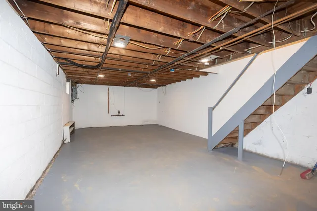 a view of storage and utility room