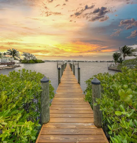 a view of outdoor space with ocean view