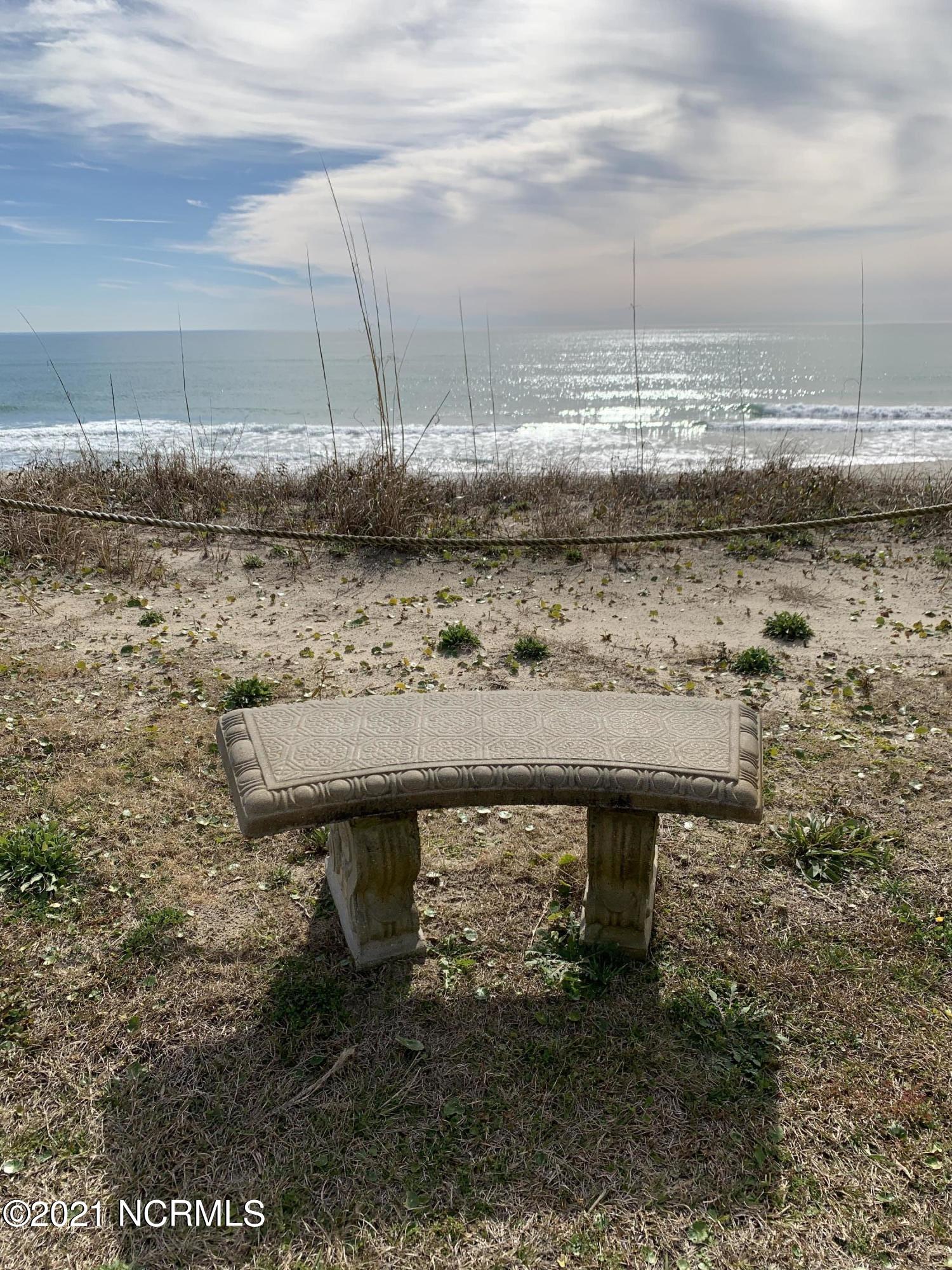 1505 Salter Path Road, Unit 439 Indian Beach, NC 28512 - Photo 40 of 44 Gather your thoughts on the bench