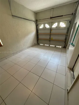 a view of a garage