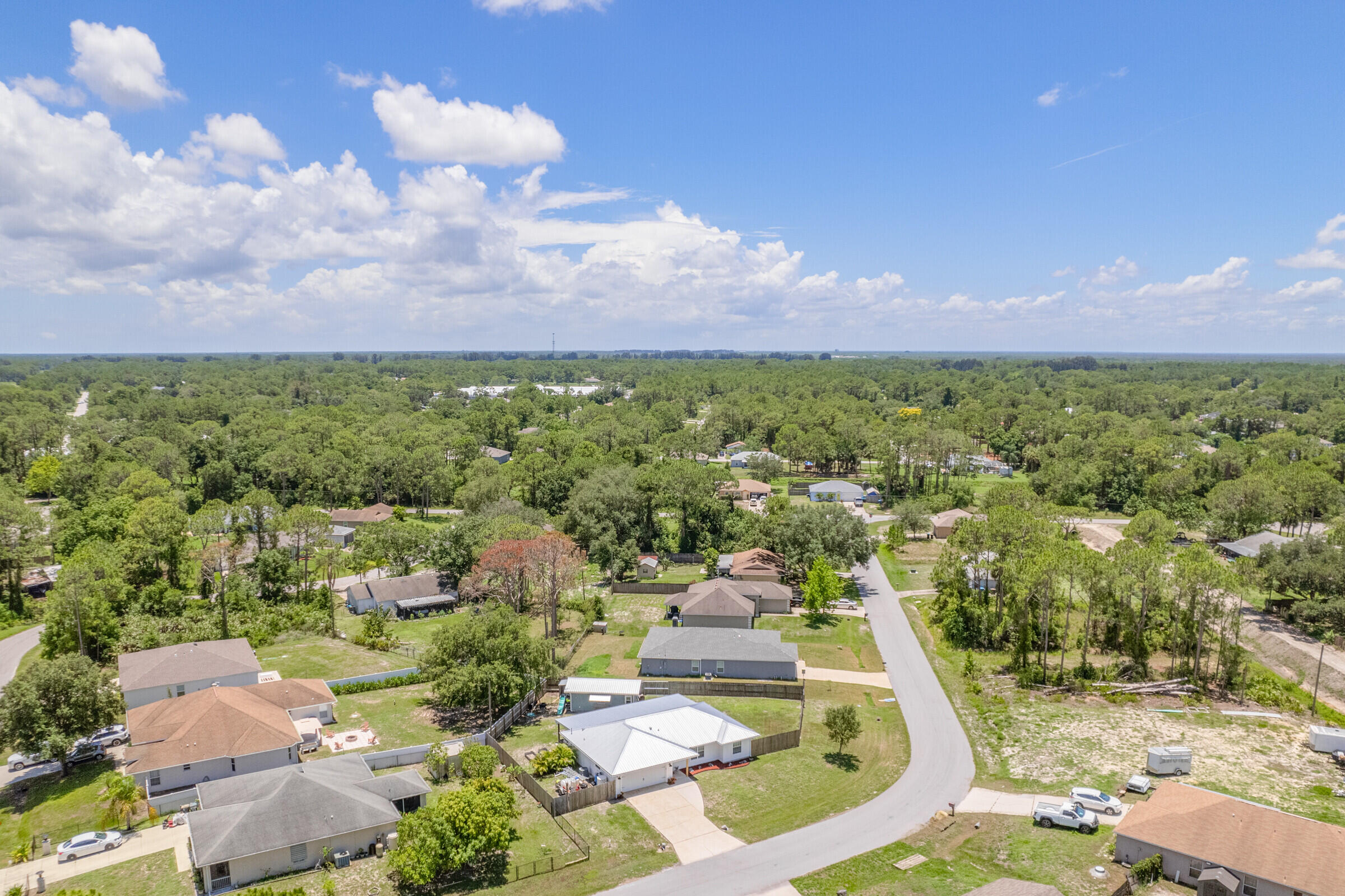 1030 San Rafael Road Southwest Palm Bay, FL 32908 - Photo 36 of 37 an aerial view of residential house with outdoor space