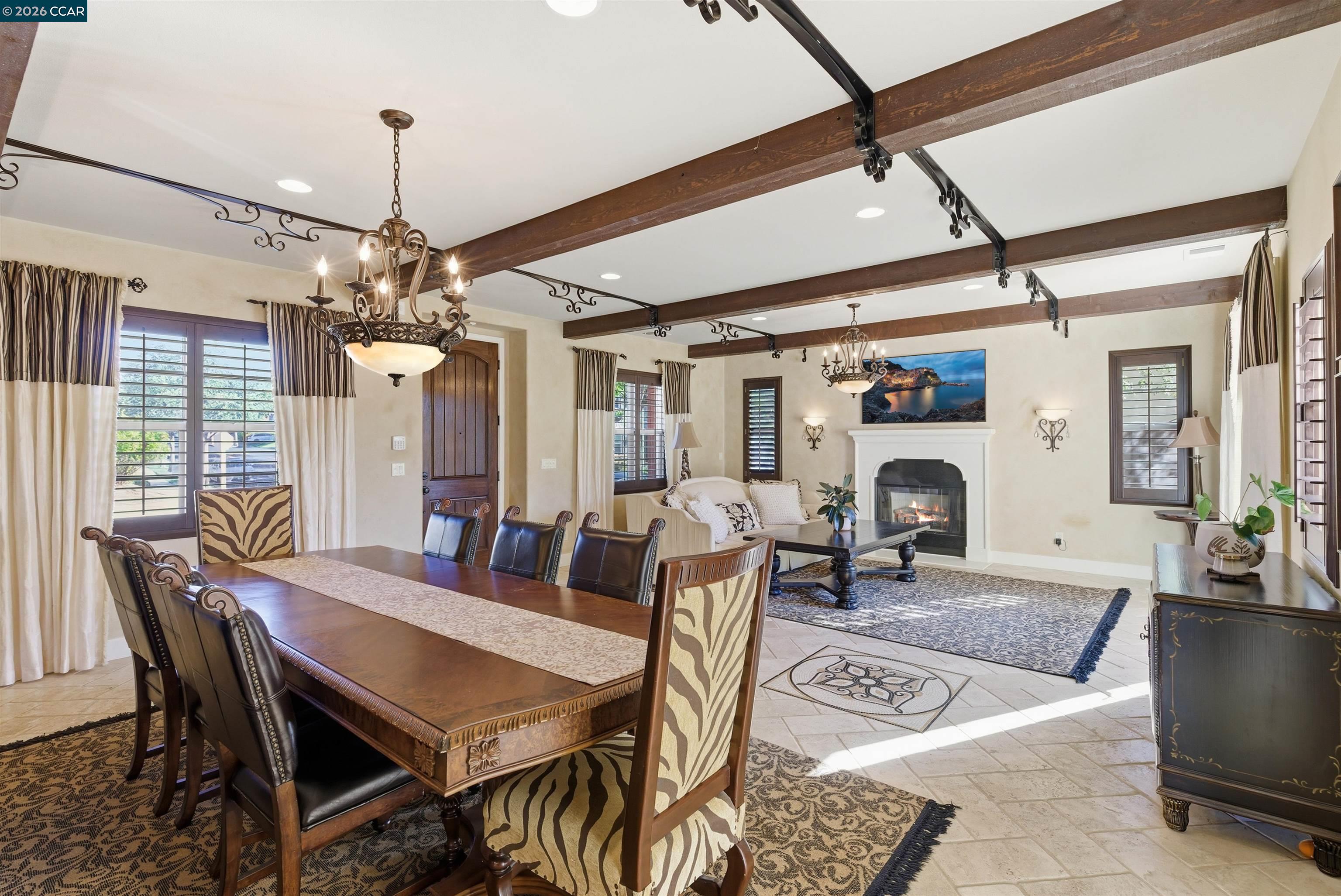 1041 South Wedgewood Road San Ramon, CA 94582 - Photo 9 of 33 a view of a dining room with furniture window and wooden floor