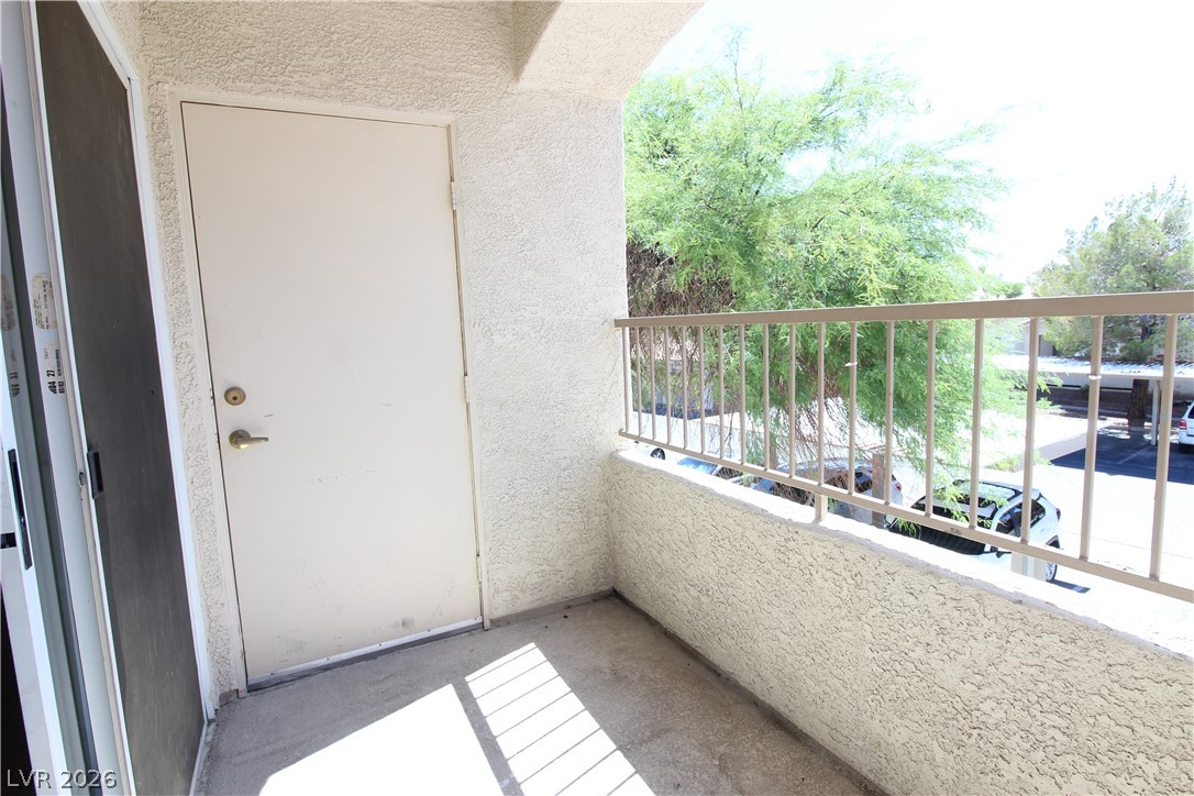 1881 West Alexander Road, Unit 2041 North Las Vegas, NV 89032 - Photo 18 of 20 BALCONY & STORAGE CLOSET