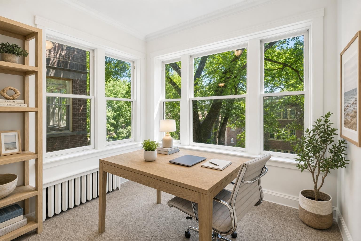 725 Simpson Street, Unit 3 Evanston, IL 60201 - Photo 4 of 10 a view of a dining room with furniture window and outside view