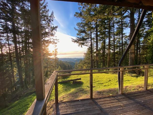 47 Forest View Road Woodside, CA 94062 - Photo 10 of 11 a view of swimming pool from a balcony