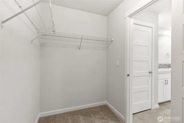 a view of walk in closet