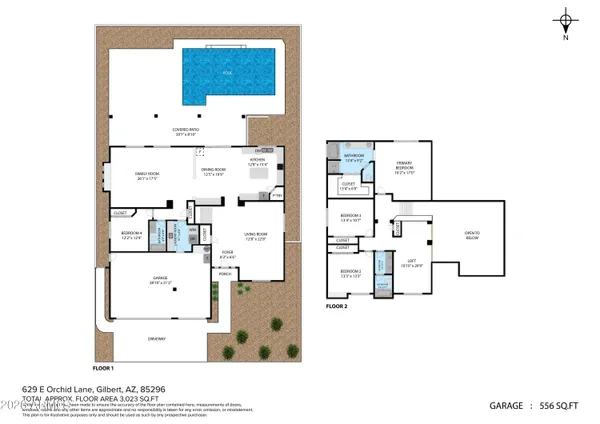 $700,000 | 629 East Orchid Lane, Gilbert, AZ 85296