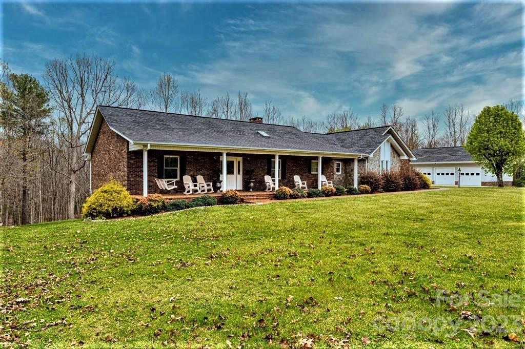 3808 Grace Chapel Road Granite Falls, NC 28630 - Photo 3 of 48 front view of a house with a yard