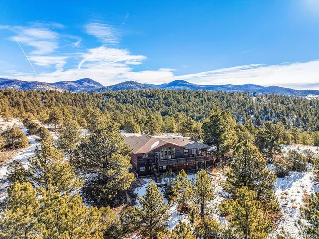 a view of lake and mountain