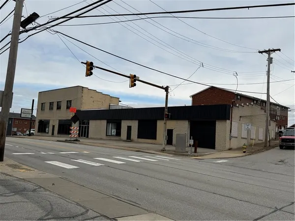 a car parked in front of a house