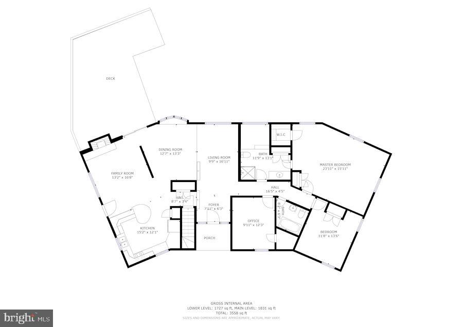 4628 Roundhill Road Ellicott City, MD 21043 - Photo 32 of 34 Main Level Floor Plan