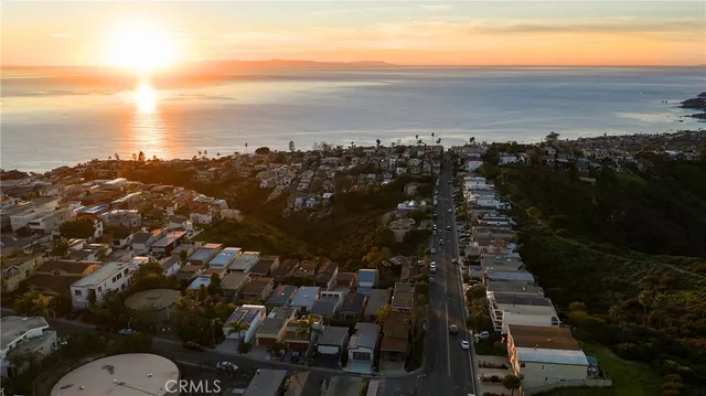a view of city and ocean