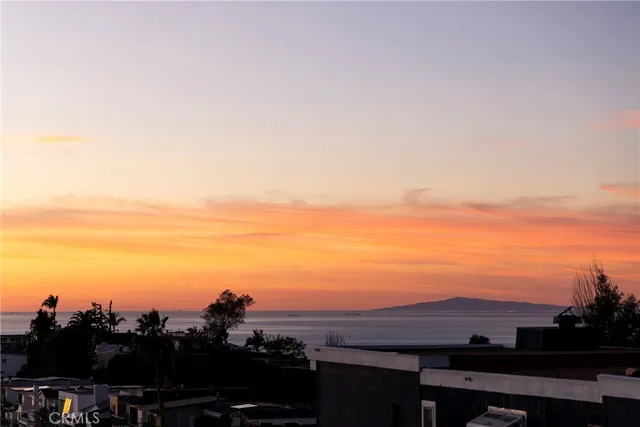 a view of city and mountain