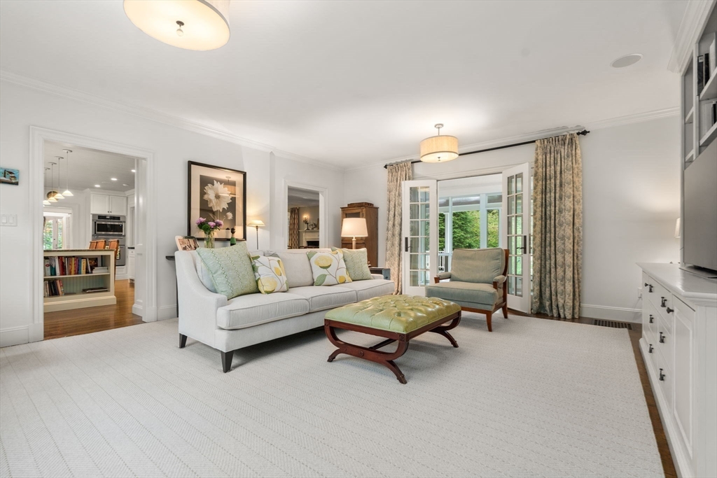 134 Dedham Street Dover, MA 02030 - Photo 17 of 42 a living room with furniture and a large window
