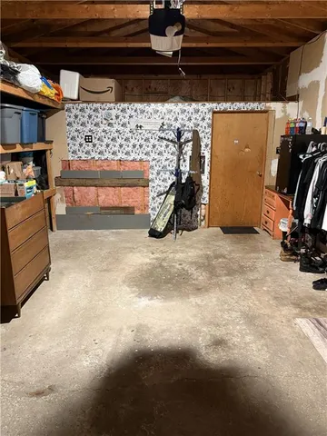 a view of storage and utility room