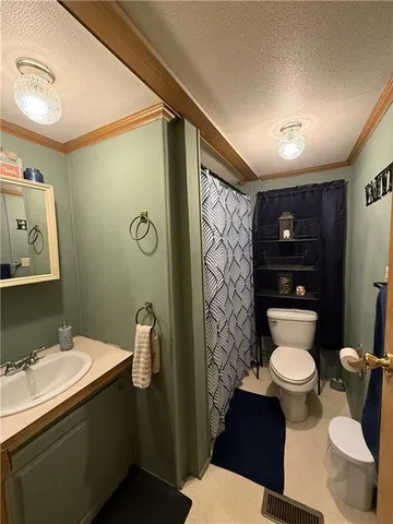 a bathroom with a sink toilet and a shower