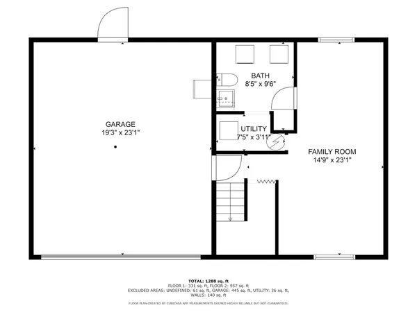 a picture of a floor plan