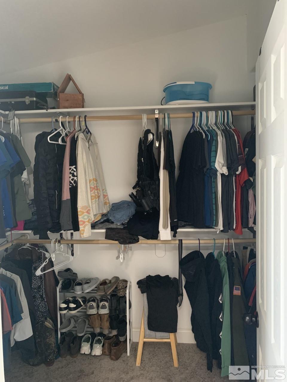 450 Reservoir Road Lovelock, NV 89419 - Photo 26 of 37 a view of walk in closet with clothes and shoes