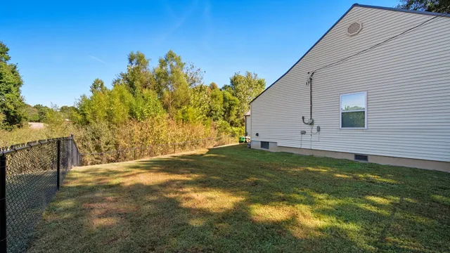 a view of outdoor space and deck