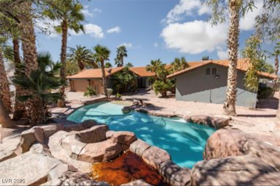 440 Probst Way Las Vegas, NV 89110 - Photo 38 of 42 Outdoor pool featuring a patio area
