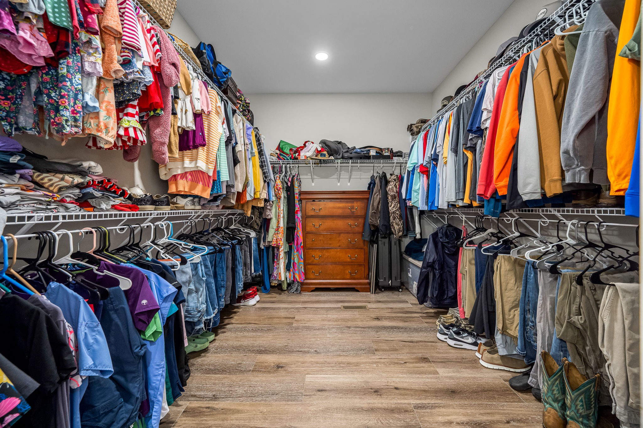 1689 Ridgeview Run Lynchburg, TN 37352 - Photo 35 of 67 a view of walk in closet with clothes and shoes