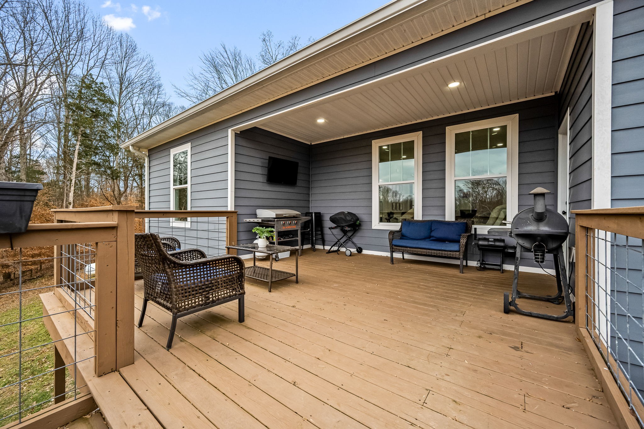 1689 Ridgeview Run Lynchburg, TN 37352 - Photo 45 of 67 a backyard of a house with seating space