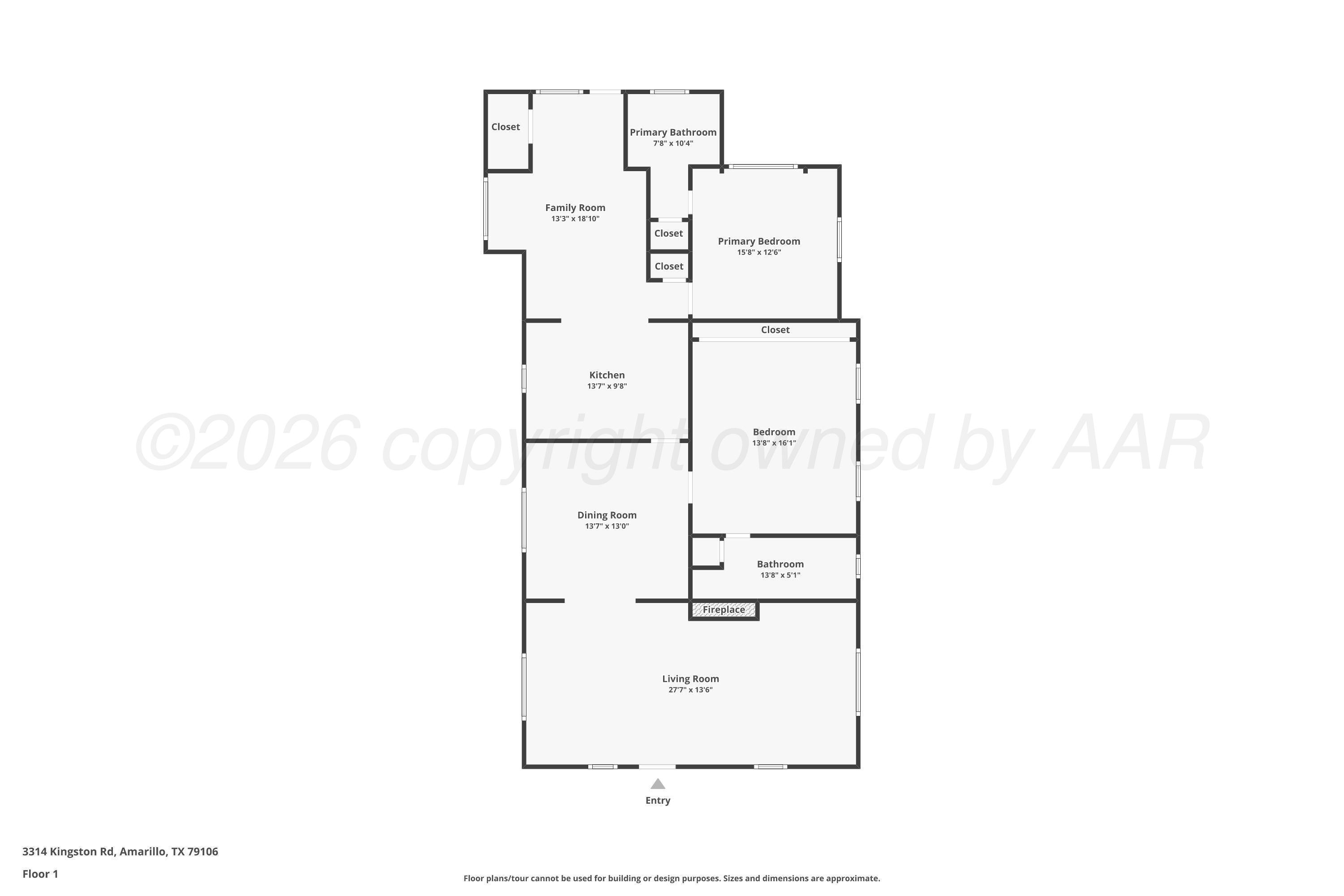 3314 Kingston Road Amarillo, TX 79106 - Photo 25 of 25 Floor Plan
