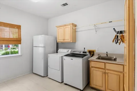 a room with storage and utility