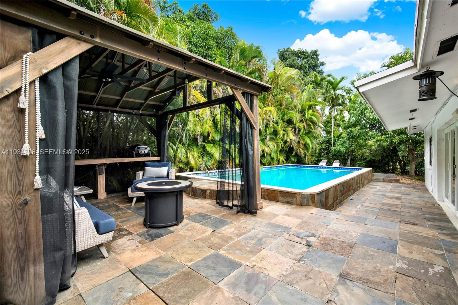 7135 Southwest 19th Terrace Miami, FL 33155 - Photo 35 of 52 a view of back yard of the house