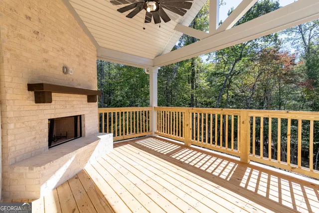 a front of a house with a outdoor space